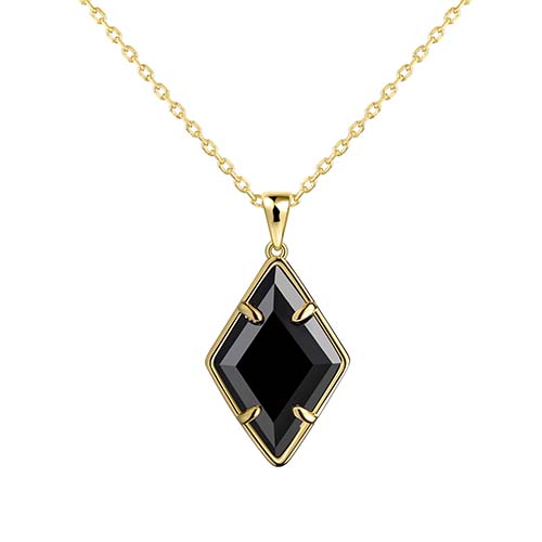 Black Opaque Necklace