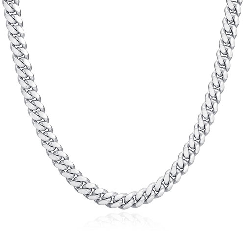 Silver Cuban Link Chain